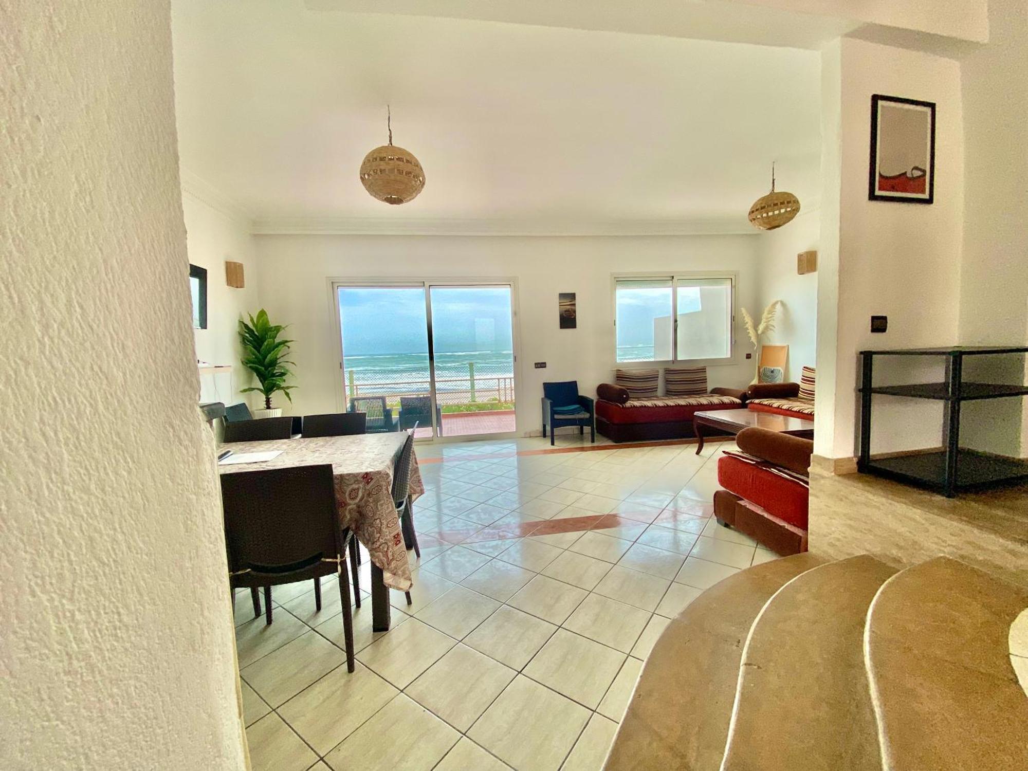 Splendid Beachfront Villa In Sidi Bouzid Beach With Pool Douar Ourlali Εξωτερικό φωτογραφία